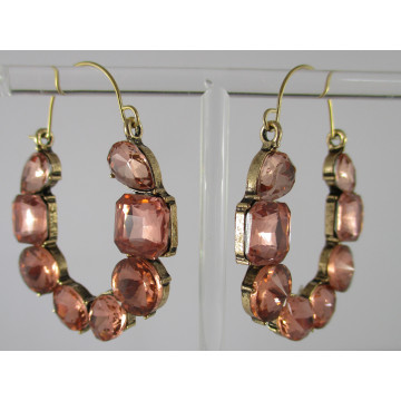 crystal hoops-blush