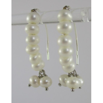 pearls on hook wire with...