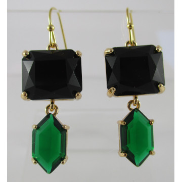 Square crystal with...