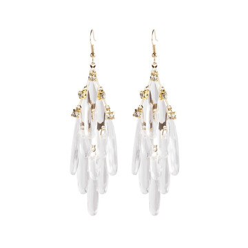 Elongated crystal teardrops...