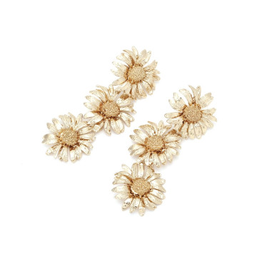Triple daisy drops - Gold