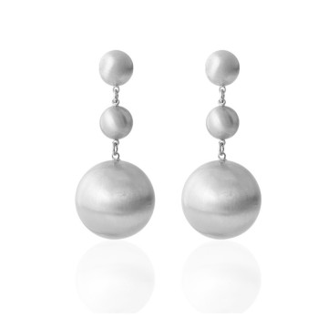 Triple ball drops-Silver