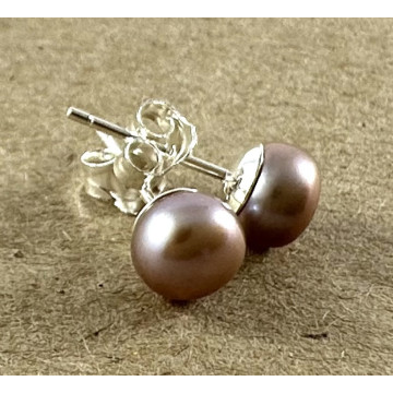 6-6.5mm natural pink pearl...