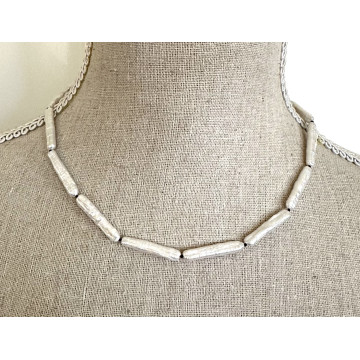 5x25mm long pearls black...