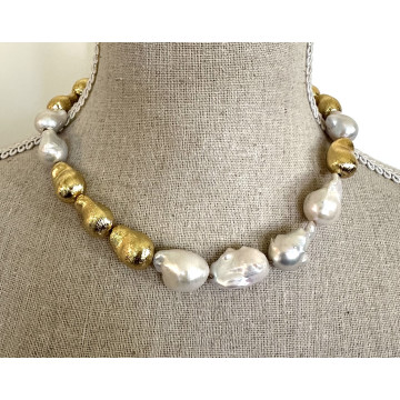 Baroque pearls with baroque...