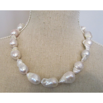 17-20mm baroque pearls with...