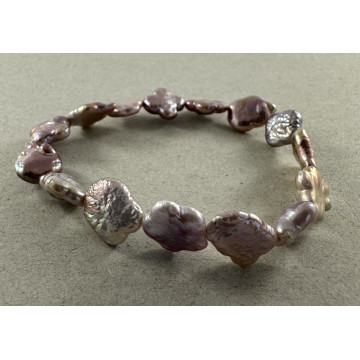 Cross shape natural pearl...