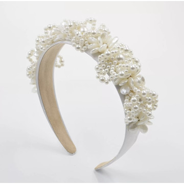 Faux pearl & shell...