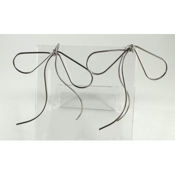 Fine wire bows-silver