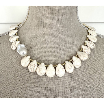 Teardrop coloured stones...
