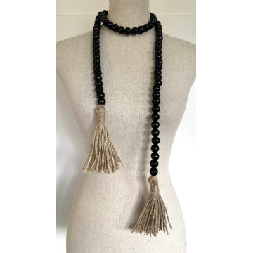 150cm long wooden beads...