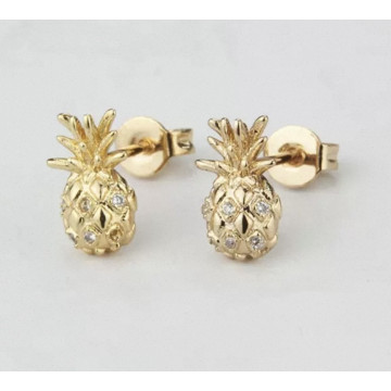 Little pineapple studs with...