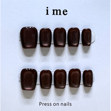 i me stick on nails-Plum