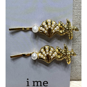 Set of 2 shell slides with...